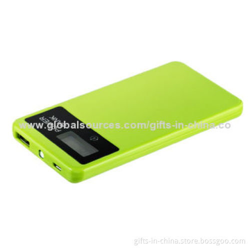 2014 Rechargeable Mobile Power Bank with Flashlight, Input/Output: 5V/1A
